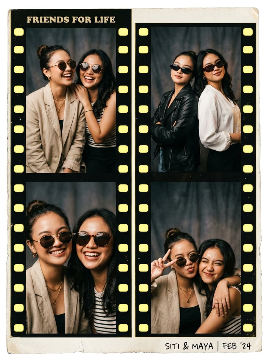 Sample Photostrip Sahabat Cekrekwe
